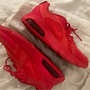 red Nike sneakers
